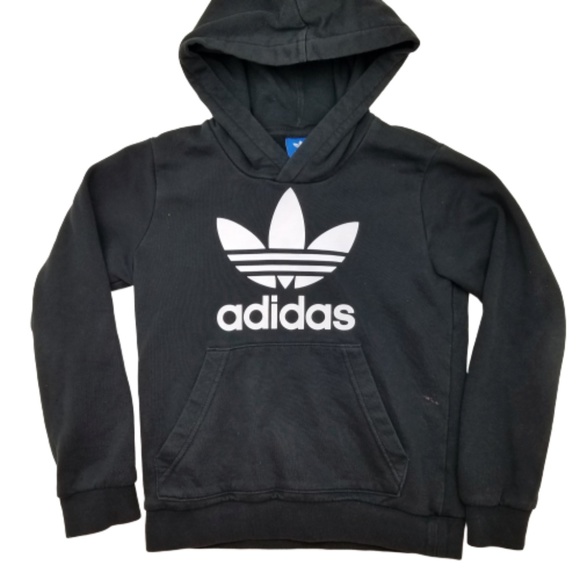 adidas Other - Adidas Trefoil Firebird Black Hoodie Sweatshirt S